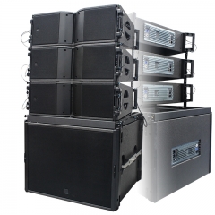 KA208 Double haut-parleur line array actif alimenté de 8 pouces