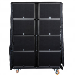 KA-1 Polyurea paint Dual 15 inch 3 way audio line array speaker