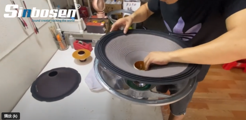 How to replace the cone of a speaker