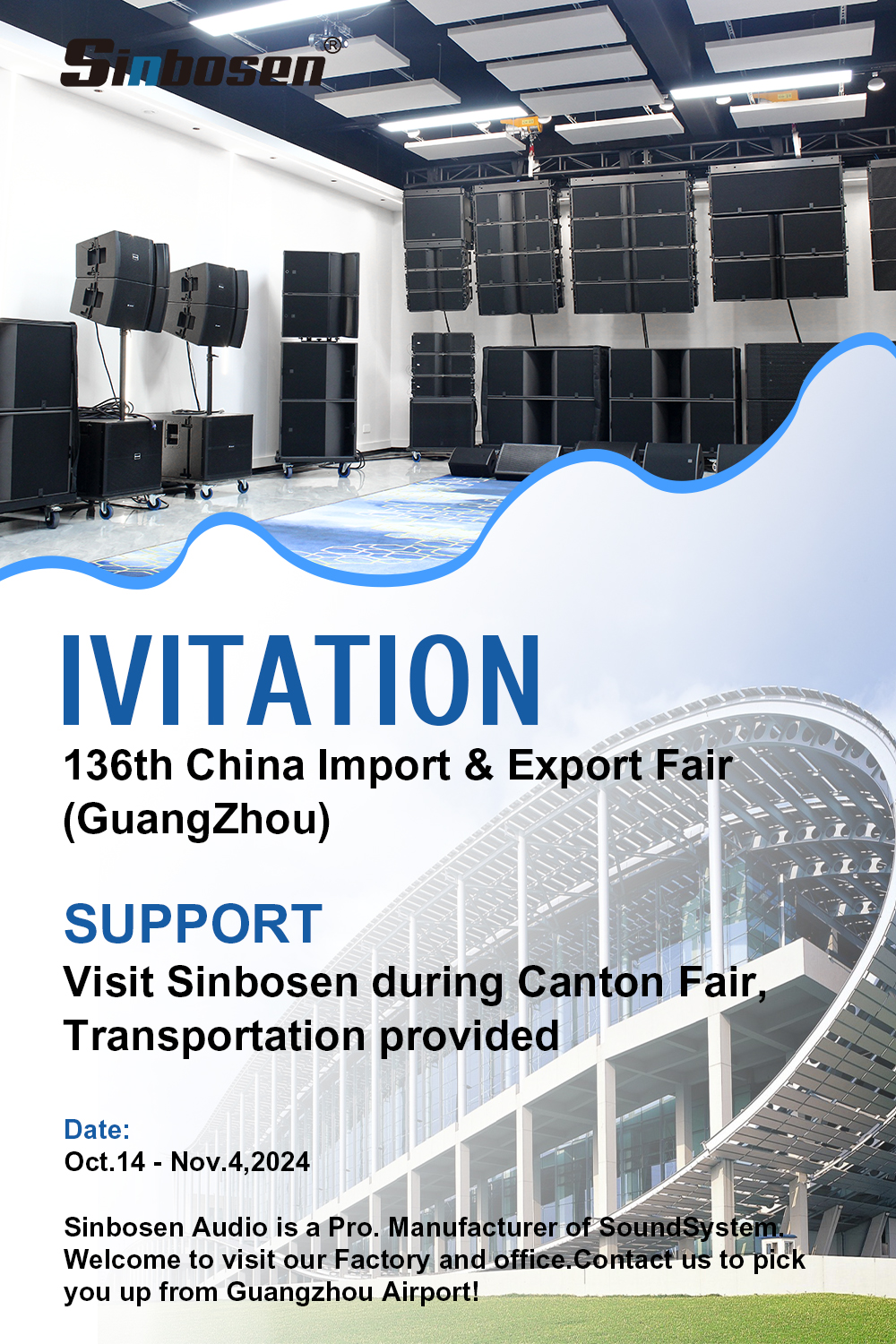 Visit Sinbosen during Canton Fair,Transportation Service