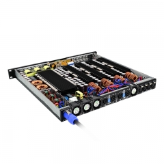 D4-2000 4ch 8000w temperature display stage amplifier