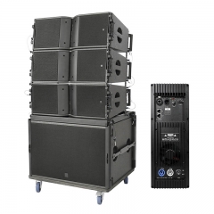 KA210 Active Dual 10 inch line array Powered Audio System