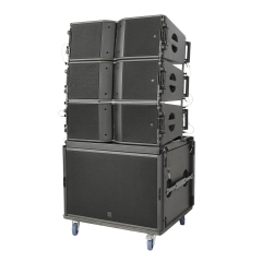 Portable Active Line Array KA210 Dual 10 inch Powered Speaker