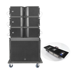 KA208 Double haut-parleur line array actif alimenté de 8 pouces