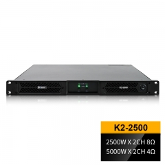 K2-2500 Amplificador Digital Baixo Comercial Barato 1U para Touring