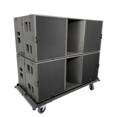 KA28 Double 18 inch subwoofer neodymium audio speaker