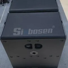 Bass reflex dual 15 inch  touring lightweight subwoofer