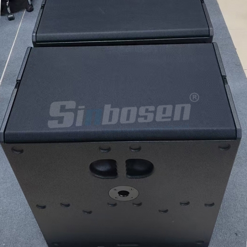 Bass reflex dual 15 inch  touring lightweight subwoofer