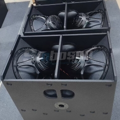 Bass reflex dual 15 inch  touring lightweight subwoofer