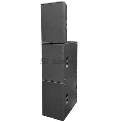 Pa system 12 inch sound audio loudspeaker 15 inch subwoofer set