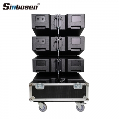 YT-08 Alto-falante duplo de matriz linear de neodímio de 8 polegadas e 2 vias