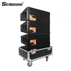 YT-08 Alto-falante duplo de matriz linear de neodímio de 8 polegadas e 2 vias