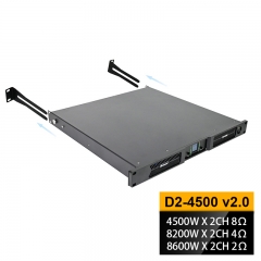 2CH 4500W Silicon Carbide Digital Amplifier with Rear-mounted Bracket