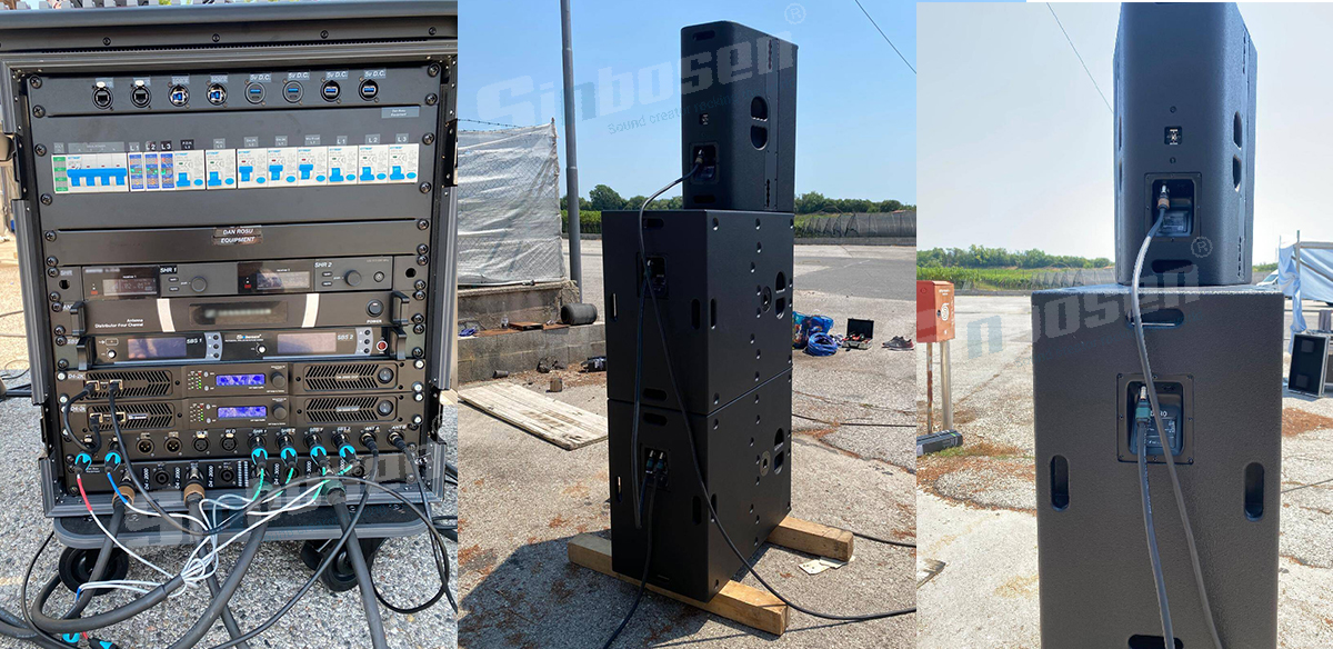 TN24/BN30 Pa System with D4-2000 DSP Feedback from Italy