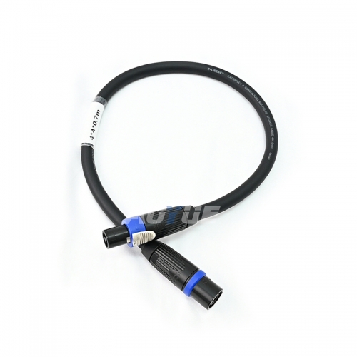 4 x 4.0 mm² x 0.7m NLT4M to NLT4F speakON Link Cable Heavy Duty