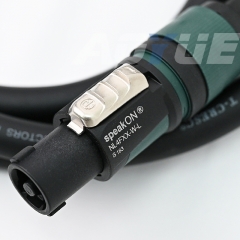 4x4.0mm²x2m NL4 speakON Speaker Cable - Stage Audio Cable