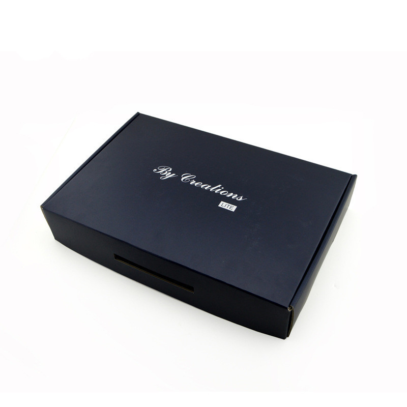 Black Corrugated Mailer Cardboard Gift Box