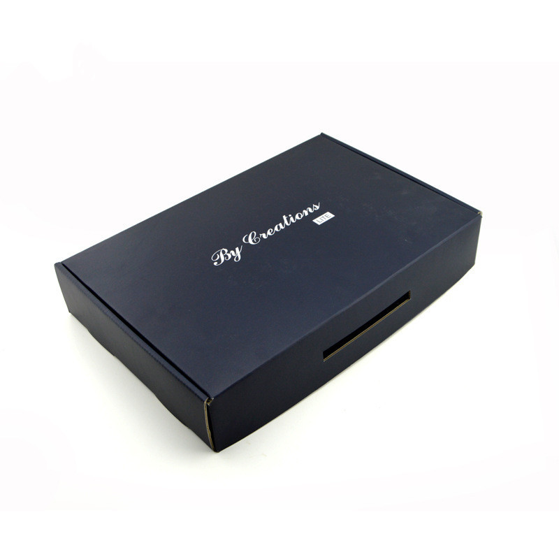 Black Corrugated Mailer Cardboard Gift Box