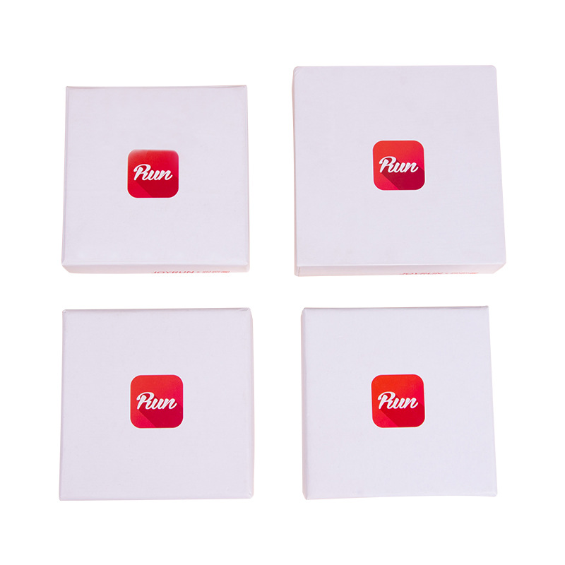 White Cardboard Gift Boxes With Logo Print