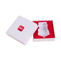 White Cardboard Gift Boxes With Logo Print