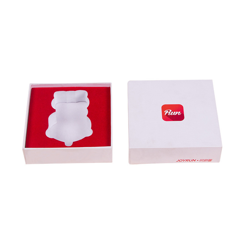 White Cardboard Gift Boxes With Logo Print