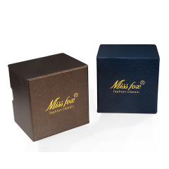 Luxury Cardboard Watch Box With Gold Foil Logo
