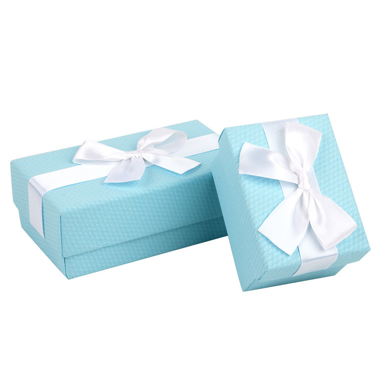 Blue Gift Box With Bow