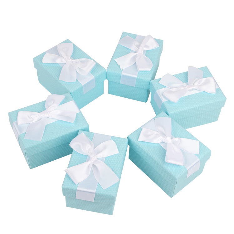 Blue Gift Box With Bow