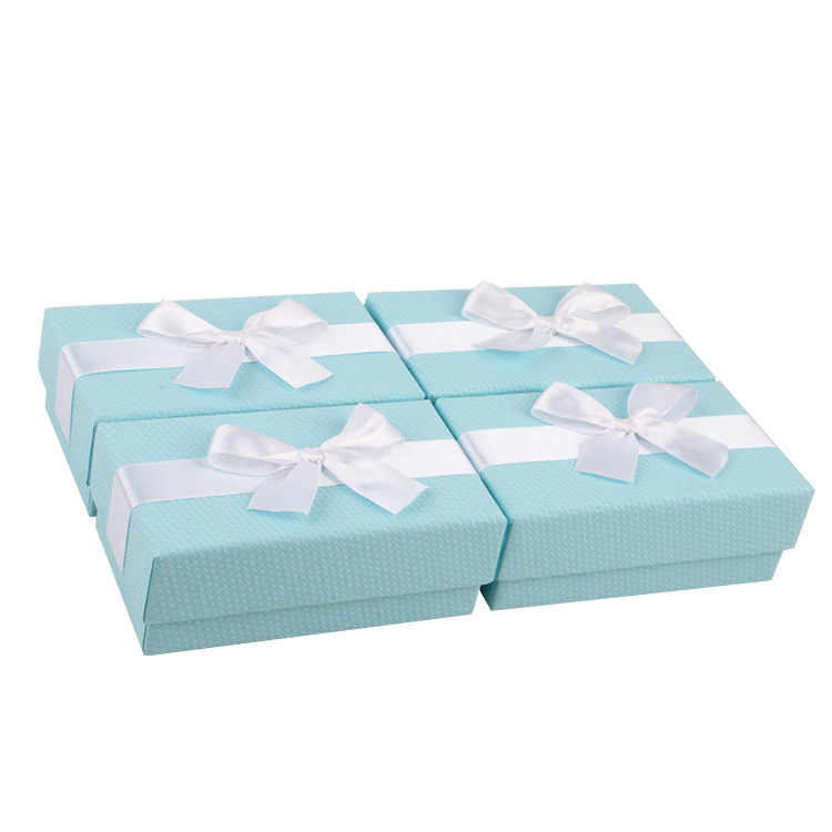 Blue Gift Box With Bow