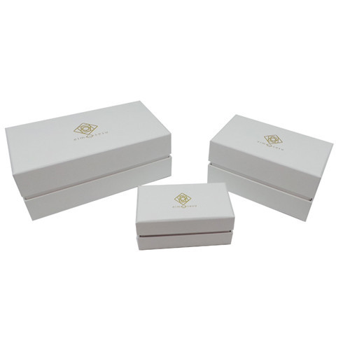 Custom Logo Gold Hot Stamping Packaging Paper Box