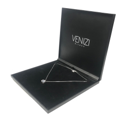 Customized Black Velvet Jewelry Packaging Box