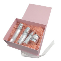 Luxury Pink Paper Gift Box Skin Care Cream Cosmetic Box