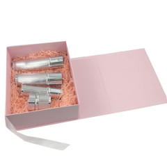 Luxury Pink Paper Gift Box Skin Care Cream Cosmetic Box