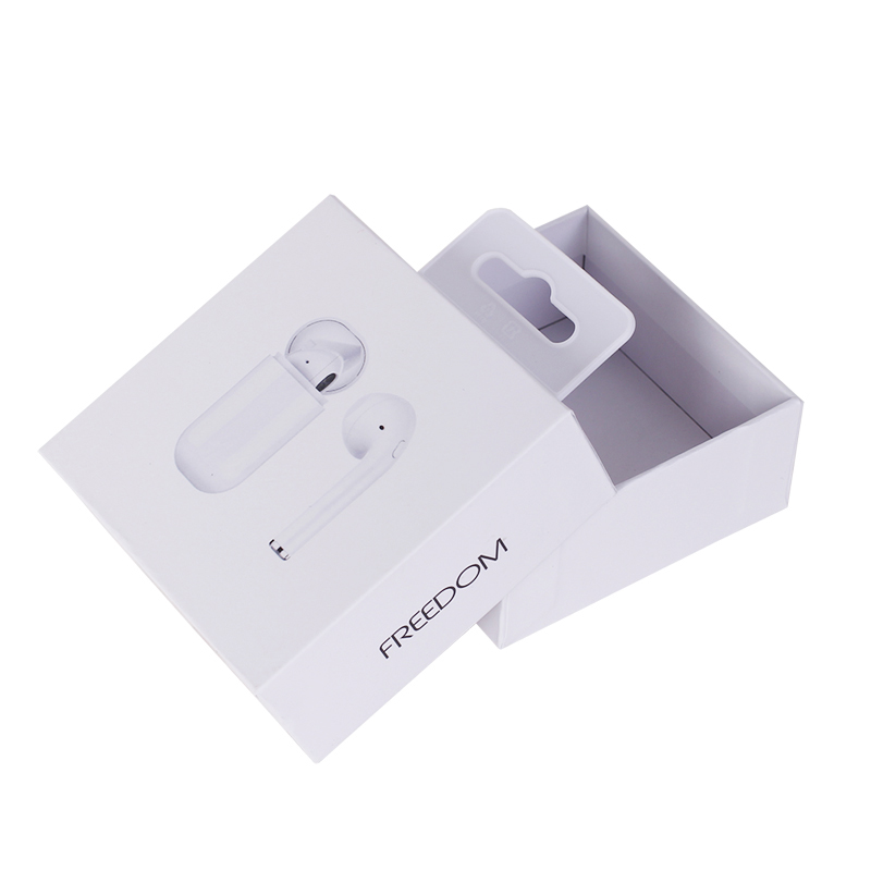 Caja de auriculares de cartón OEM de alta calidad Caja de regalo de embalaje de productos electrónicos