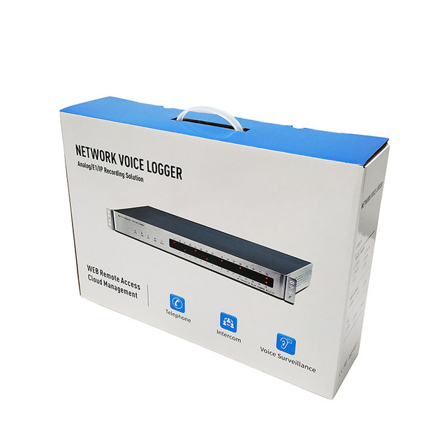 Alça personalizada caixa de embalagem de papelão ondulado portátil para eletrônicos de armazenamento presentes equipamentos de fitness