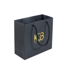 White Brown Kraft Gift Craft Shopping Paper Bag With Ribbon Handles