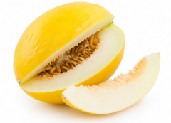 Round Yellow Smooth Skin with White Flesh Thick Melon Seeds