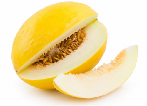 Round Yellow Smooth Skin with White Flesh Thick Melon Seeds