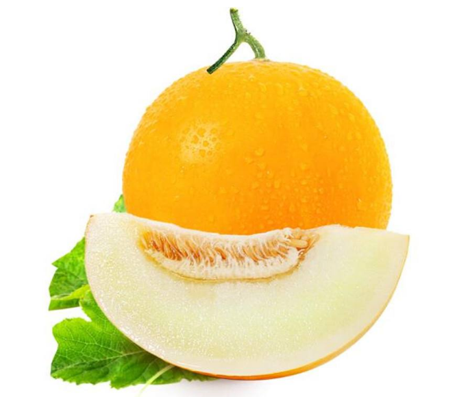 Round Yellow Smooth Skin with White Flesh Thick Melon Seeds