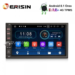 Erisin ES3970U 7" Universal 2Din Android 8.1 Voiture Stéréo WiFi DAB + DVR DTV-IN OBD BT GPS Sat nav