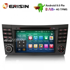 Erisin ES4880E 7" reprodutor de DVD GPS VPN do carro da torta do andróide 9,0 Wifi 4G para o Benz