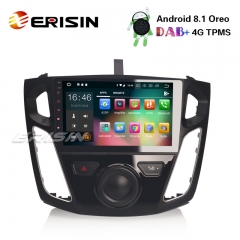 Erisin ES3895F 9" Android 8.1 Car Stereo GPS Sat Nav DAB+ DVR WiFi OBD DVB-T2-IN for FORD Focus