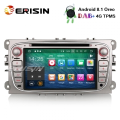 Erisin ES3809FS 7" DAB+ Android 8.1 Autoradio GPS Wifi Bluetooth SD Ford Mondeo Focus S/C-Max Galaxy