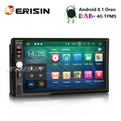Erisin ES3841U 7" DAB+ Android 8.1 Autoradio GPS WiFi TPMS TNT OBDII Bluetooth USB Navi