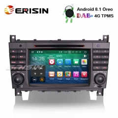 Erisin ES3869C 7" Android 8.1 DAB+ Car DVD Player Radio 4G Mercedes Benz C/CLK/CLC Class W203 W209