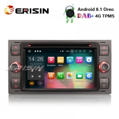 Erisin ES3866F 7" Android 8.1 Autoradio GPS DAB+Navi DVD BT Ford Focus Transit S/C-Max Kuga Galaxy