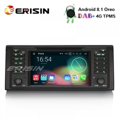 Erisin ES3639B 7" Android 8.1 Car Stereo GPS TPMS DAB+ CD BT OBD BMW 5 Series E39 E53 X5 M5 SatNav