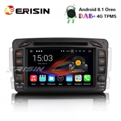 Erisin ES3657C 7" Android 8.1 Car Stereo GPS DAB+ 4G CD TPMS Mercedes C/CLK Class W203 W209 Vito Viano
