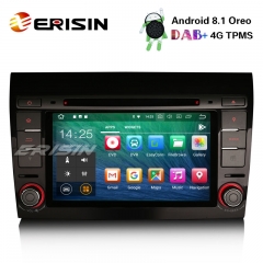 Erisin ES3871F 7" Android 8.1 Autorradio GPS DAB+ 4G Wifi Bluetooth USB SD RDS for Fiat Bravo
