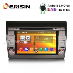 Erisin ES7571F 7" Android 8.0 DAB+ Car Stereo GPS Wifi DTV OBD DVR SWC TPMS Fiat Bravo Sat Nav RDS